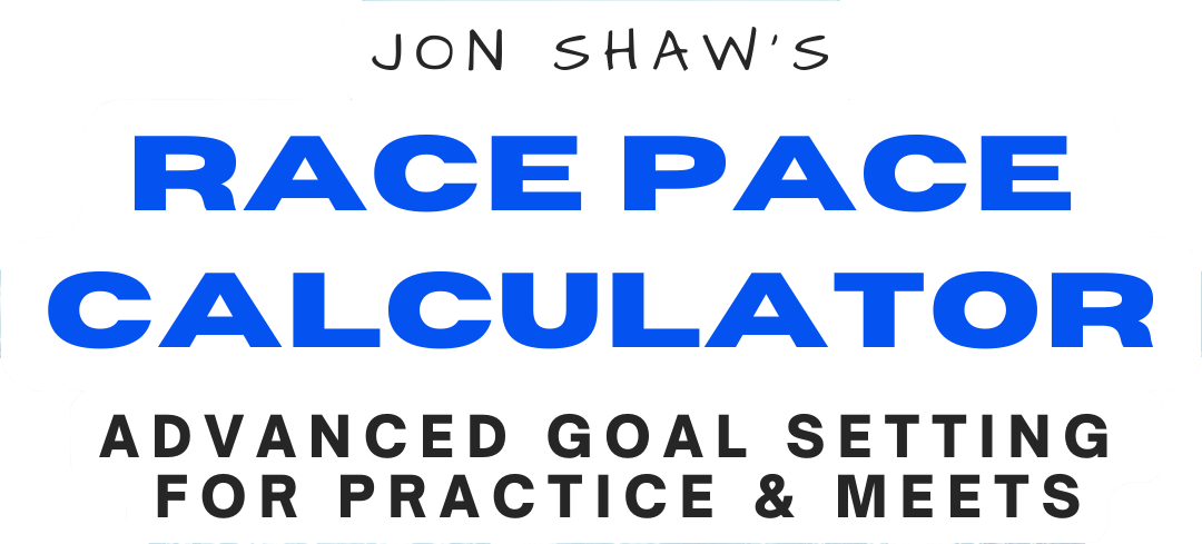 Jon Shaw's Race Pace Calculator